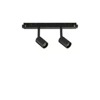 Pakabinamas šviestuvas Ideal Lux Dvigubas Magnetinis šviestuvas Montuojamas Į Bėgelį Ego Track Double 5W 3000K Bk