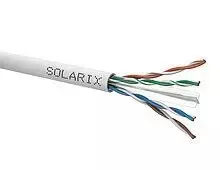 Montavimo kabelis Solarix UTP, Cat6, laidas, PVC, dėžutė 100m SXKD-6-UTP-PVC