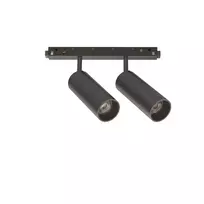 Pakabinamas šviestuvas Ideal Lux Dvigubas Magnetinis šviestuvas Montuojamas Į Bėgelį Ego Track Double 24W 3000K Bk