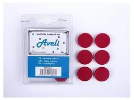 Aveli magnet set, 4pcs, red