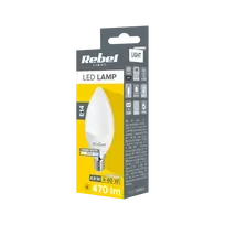Led Rebel lempa 5W žvakė, 3000K, 230V