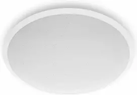 Lubinis šviestuvas Plafoninis LED šviestuvas PHILIPS CAVANAL, 12 W, 2700 K, 1200 lm, IP44, dimer., baltos sp., Ø25 cm