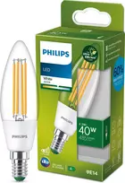Philips LEMPUTĖ LED E14 B35 2.3W 3000K 485LM FIL
