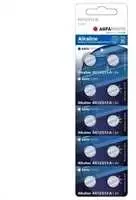 AgfaPhoto Batterie Knopfzelle LR44 V13GA 1.5V Alkaline 10St.