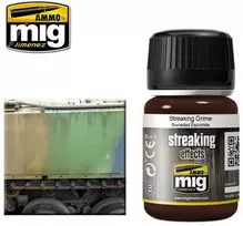 AMMO by MIG Jimenez AMMO MIG Streaking Grime – purvo nubėgimų efektas, 35 ml (A.MIG-1203)
