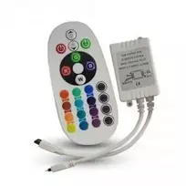 V-tac RGB juostos valdiklis 6A (su 24 mygtukų apvaliu nuotoliniu pulteliu)