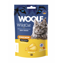 Woof Wildcat Snack Chicken skanėstas katėms su vištiena, 50g