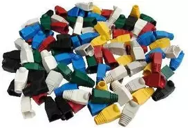 DATACOM apsauga RJ45 kištukui su geltonu burbulu