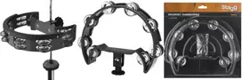 Tamburinas Stagg TAB-D BK tvirtinamas prie Hi-Hat stovo
