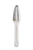 KLINGSPOR FREZ DO METALU HF 100 F FI6,0x18mm TRZPIEŃ 6mm TYP RBF, HIPERBOLICZNY-POŁOKRĄGŁY