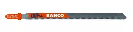 Bahco Siaurapjūklio geležtės 1,00x77mm 14TPI bimetaL, T-fiksatoriuis, 2,5-6mm metalui 5vnt.