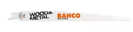 Bahco Tiesinio pjūklo geležtės Sandflex Bi-Metal 100mm*0,9mm SC 4/6TPI, lengviesiams metalams 2vnt