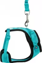 Trixie Y tinklo petnešos, katėms, 39-60 cm / 10 mm, 1.00 m, įvairių spalvų, su elastingu pavadėliu