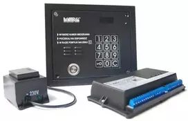 CD2503TP VIDEO Laskomex vaizdo telefonspynės komplektas su TM skaitytuvu. juodos spalvos