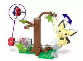 Mega Bloks Pokemon miško pikachu nuotykių konstravimo rinkinys