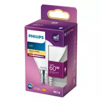 Lemputė Philips LED, P45, 2700 °K, E14, 6.5 W, 806 lm