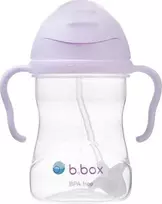 b.box 240 ml šiaudinis buteliukas, „Gelato Boysenberry“ skonio, dėžutėje
