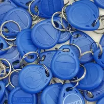 Digitalas Komplektas-RFID 125KHz atstuminis žetonas- pakabukas 100vnt. melyna