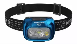 Mėlyna Nitecore NU31 mėlynas headlamp prožektorius