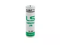 Ličio baterija, speciali, LS14500, 3,6 V, Saft, SPSAF-14500-2600