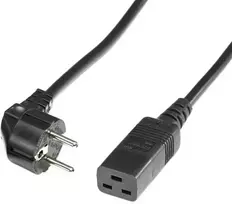 ROLINE maitinimo laidas Schuko, IEC320 - C19 16A 2,0 m, 2 m, CEE7/7, C19 jungtis, 250 V, 16 A