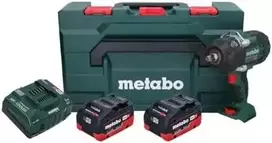 METABO Smūginis veržliasukis SSW 18 LTX 1450 BL 2x5,5Ah LiHD 1450Nm METABOX