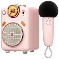 Divoom Thumbs Up Nykščiai aukštyn! kolonėlė "Fairy OK" Bluetooth inkl. Mikro rosa – garsiakalbis