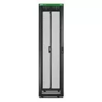 APC Easy Rack 600mm/48U/1000mm, su stogu, ratukais, kojelėmis ir 4 laikikliais, be šoninių panelių, juodas | Schneider Electric