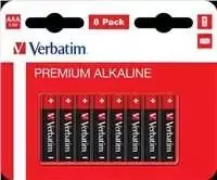 VERBATIM šarminės baterijos AAA, 8 vnt. pakuotėje, LR03