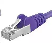 PREMIUMCORD Patch kabelis CAT6a S-FTP, RJ45-RJ45, AWG 26/7 10m fialová