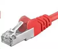 PremiumCord PREMIUMCORD Patch kabelis CAT6a S-FTP, RJ45-RJ45, AWG 26/7 10m raudonas