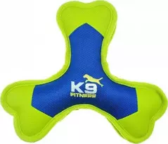 Zeus Trijų rankų nailoninis bumerangas Zeus K9 Fitness, 24 cm