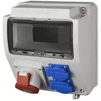Elektro Plast Nasielsk Elektro-Plast 9 moduliai 2x2P + Z 5P / 16A RS- 9 (6231-0)