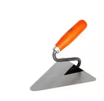 AW-Tools AWTOOLS trikampė mentele, šlifuota, 200 mm, MEDINĖ RANKENA