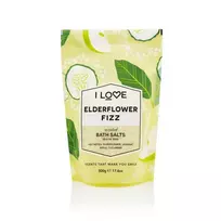 I Love Signature Collection Elderflower Fizz Bath Salt, 500g