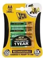 JCB RTU NiMH AA/R06, min. 2400mAh, iš anksto įkrautos, blisterinėje pakuotėje 4 vnt.