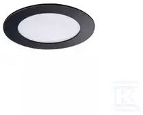 Kanlux LED šviestuvas 6W ROUNDA V2LED6W-WW-B 270lm 3000K juodas 33562