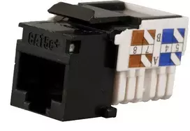 Solarix Keystone CAT5E UTP RJ45 juodas SXKJ-5E-UTP- BK