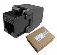 Solarix Keystone CAT6 UTP RJ45 juoda savisriegė SXKJ- 6-UTP- BK- SA