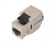 Solarix 10G samořezný Keystone CAT6A STP RJ45 SXKJ-10G-STP-BK-SA