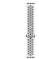 RhinoTech Sports Strap for Apple Watch 42/44/45mm Baltas-Juodas