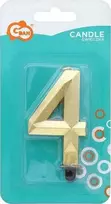 GoDan Žvakės numeris 4 Deimantas 7.6cm