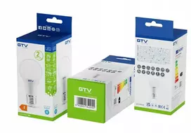 GTV LED lemputė, A65, 6400K, E27, 18W, 1700lm, AC175-265V/ 50-60Hz, RA>80, 180°, 157mA