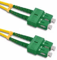 Qoltec Optinio pluošto kabelis SC/APC duplex 120m