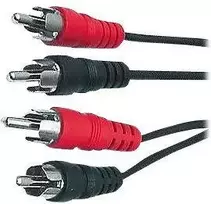 Kabelis PremiumCord RCA (Cinch) x2 - RCA (Cinch) x2 RCA (Cinch) - RCA (Cinch) 5m juoda (kjackcmm2-5)