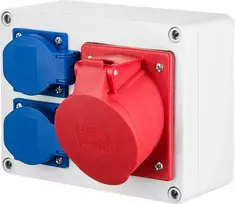 Elektro Plast Nasielsk 6203-01 Pastato skirstomasis skydas RS-3 2x2P+Z, 32A/5P, IP44 6203-01