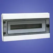 Elektro Plast Modulinis hermetinis skirstomasis skydas (500V AC, 1000V DC) 1x18 ant paviršiaus montuojamas (N+PE) IP65 RH-18