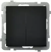 Ospel žvakių laikiklis Sonata 16AX IP20 juodas metalas (ŁP-2R/m/33)