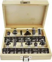 AW-Tools AWTOOLS MEDIENOS PJOVIMO Pjaustymo staklės, 12 vnt. 8 mm STEEM