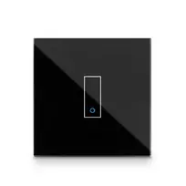 „Iotty Smart Switch“ priekinis skydelis 1 grupės - Juodas